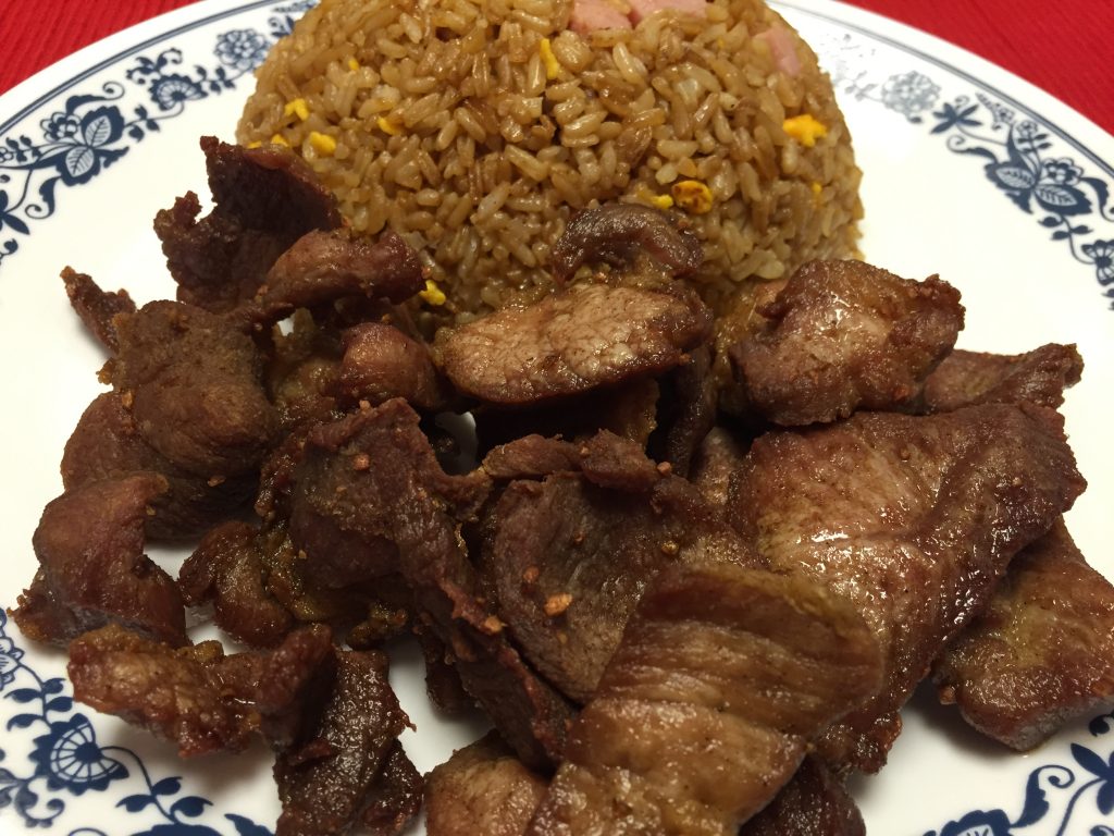 Fried Pork Meat